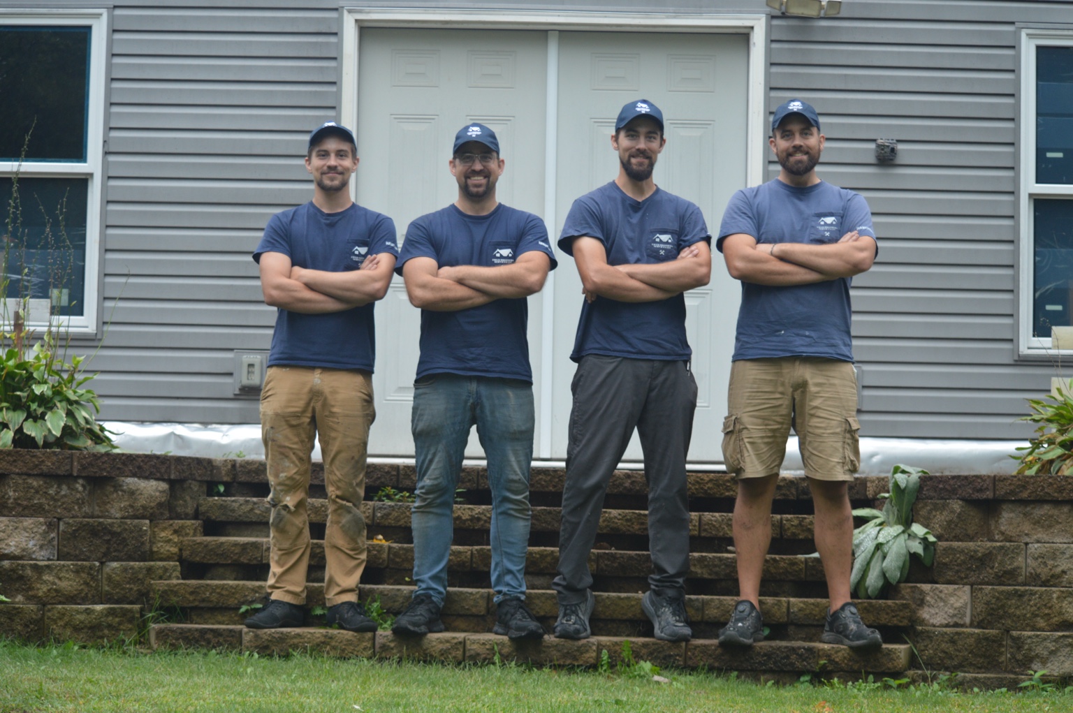The four members of the Field Brothers team