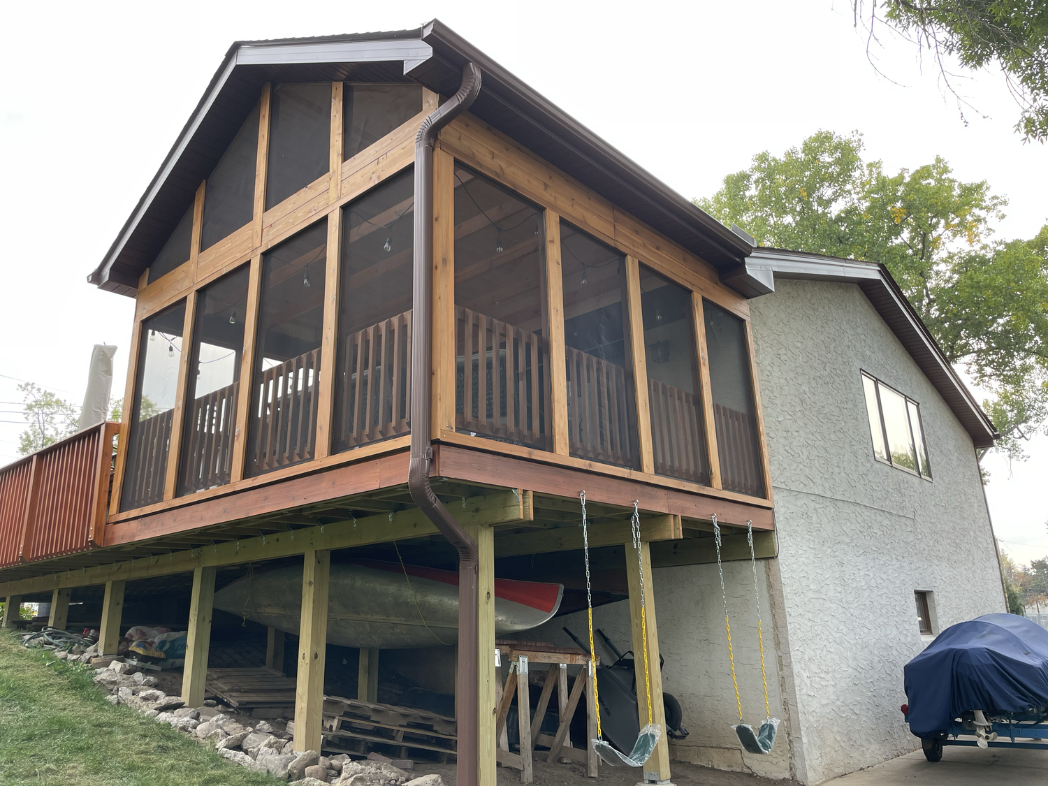 All-season deck conversion